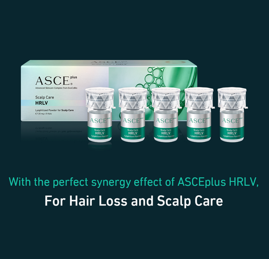 ASCE+ HRLV exosome hair booster for scalp and hair loss
ASCE HRLV hair regeneration product wholesale for clinics