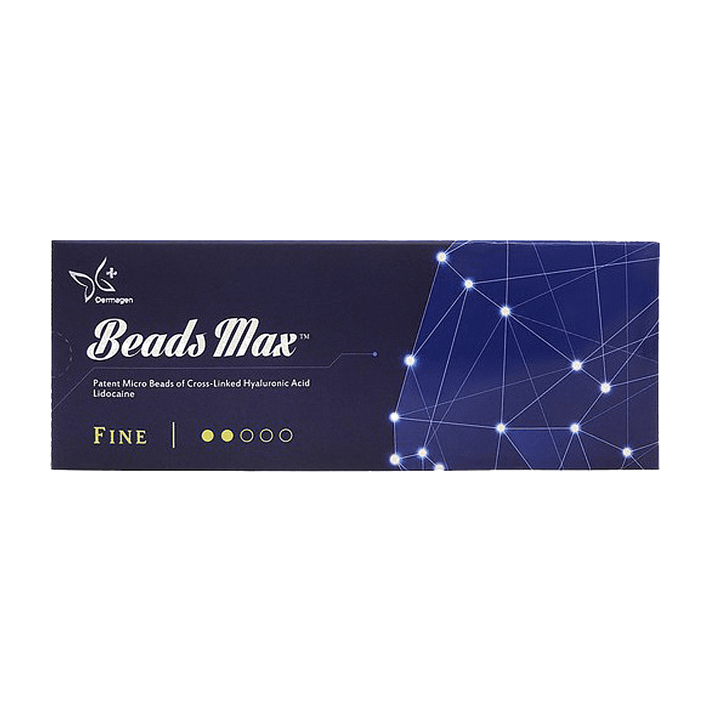 Beads Max Fine filler for fine lines and wrinkle smoothing
Light hyaluronic acid filler for forehead and crow’s feet