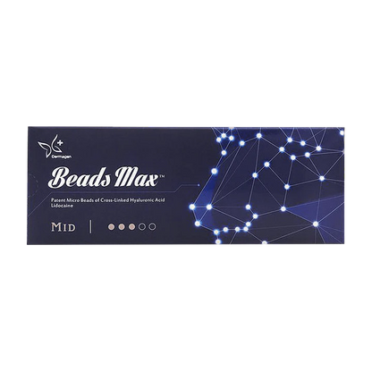 Beads Max Mid HA filler for facial volume and deep wrinkle correction
Korean mid-density dermal filler for clinics and resellers
