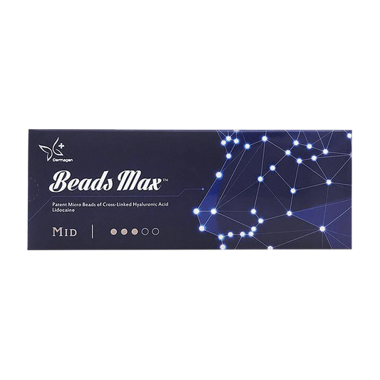 Beads Max Mid HA filler for facial volume and deep wrinkle correction
Korean mid-density dermal filler for clinics and resellers
